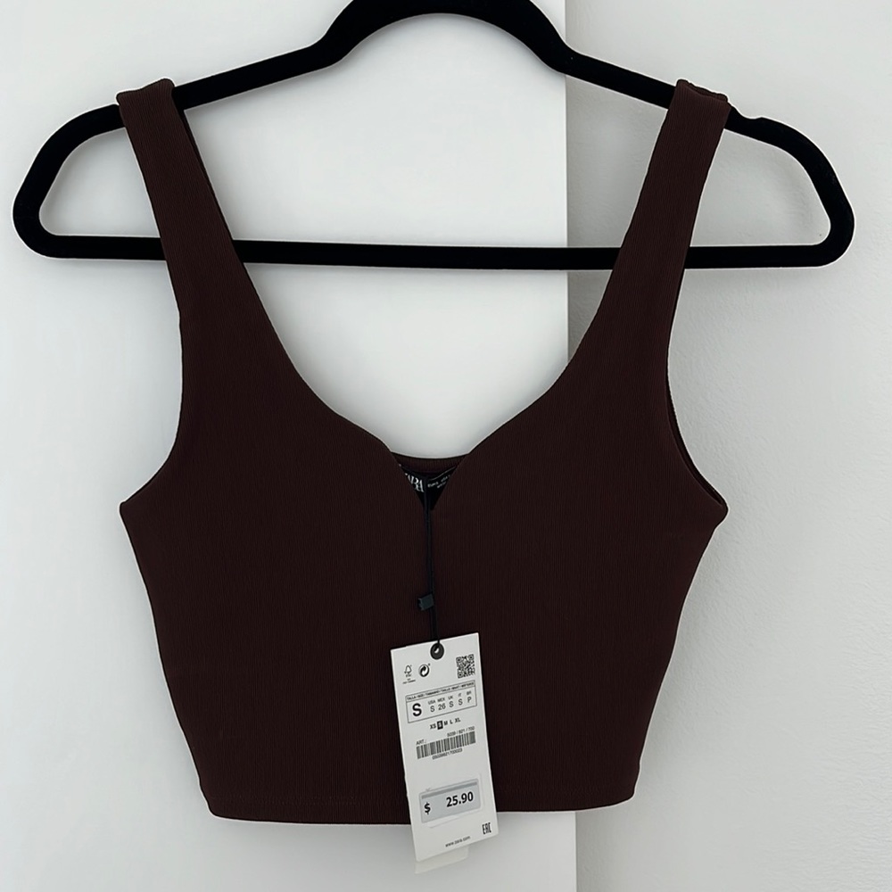 Zara crop tank